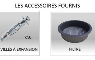 Accessoires fournis avec le collecteur Ecol'eaumur.