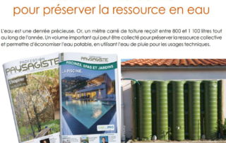 Profession paysagiste parle du récupérateur d'eau Ecol'eaumur